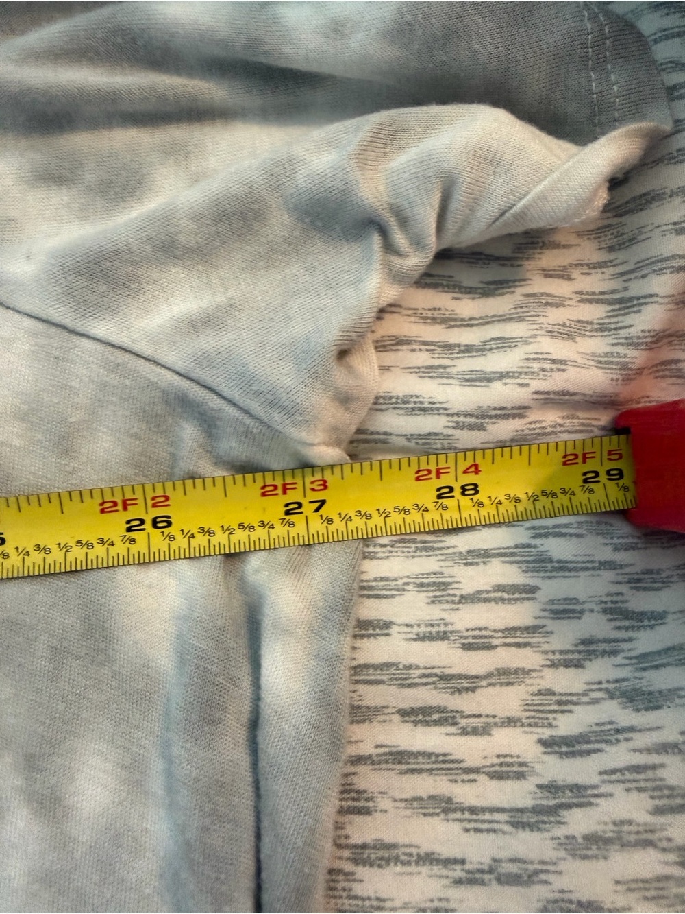 Lane Bryant Livi Light Gray Tie-Dye Tee - Picture 8 of 9